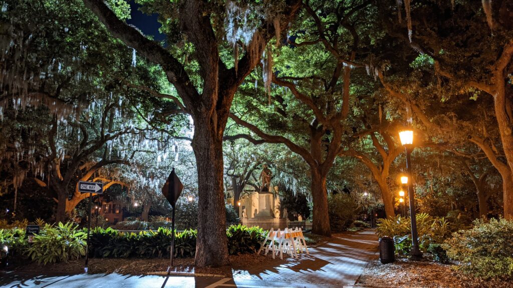 Creepy beautiful Savannah square